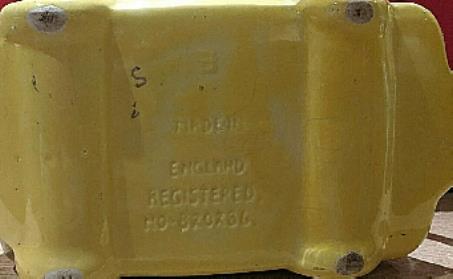 A yellow OKT42 with a raised number 3 above the indented standard mark